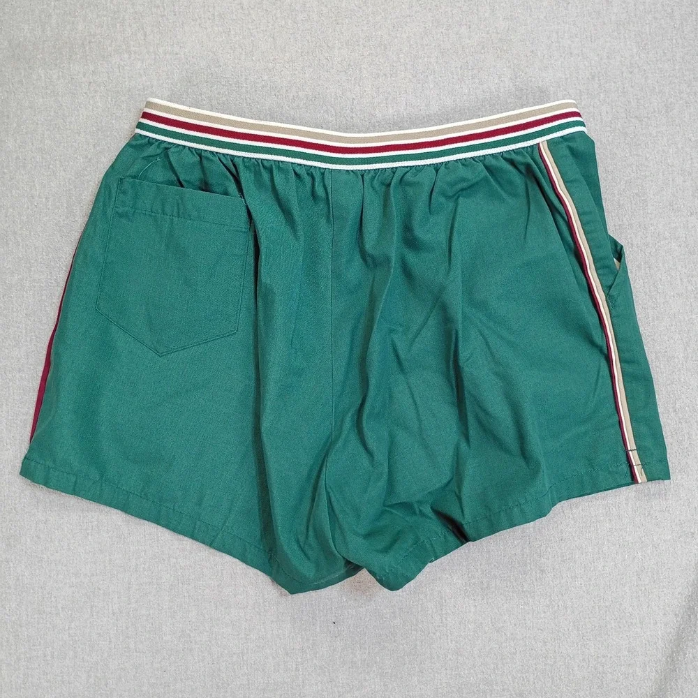 Vintage Jantzen Mens 34 Green Tennis Shorts USA Made 3